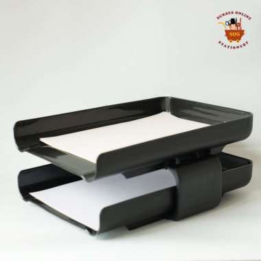 sos executive tray microtop 802 / rak dokumen / rak kertas / rak susun Multicolor