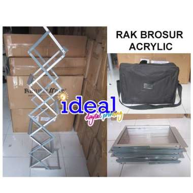 rak brosur, tempat brosur, rak display, brochure display Multicolor