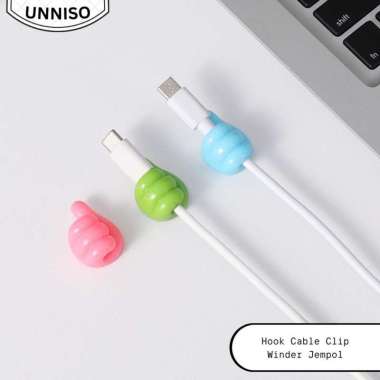 UNNISO - Hook Cable Clip Winder Jempol