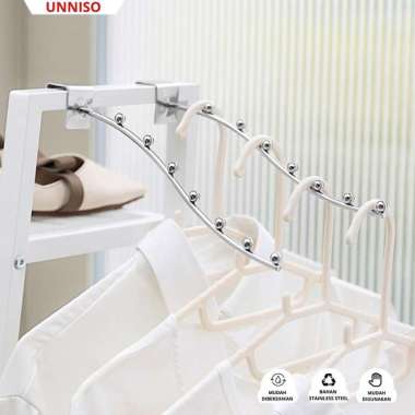 UNNISO - Hanger Suling Gantungan Baju 7 Titik HSG1