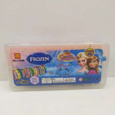 loom band frozen colorful mainan karet gelang / loom bands 21030b Multicolor
