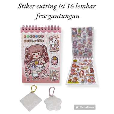 Stiker Buku Spiral Plus Gantungan. Isi 16 Lembar C