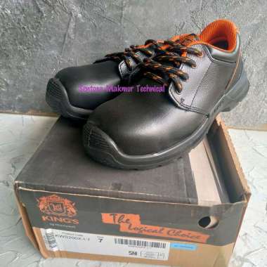 KING'S KWS 200 X Sepatu Safety Shoes Kulit Pendek Tali KING KWS200X 5