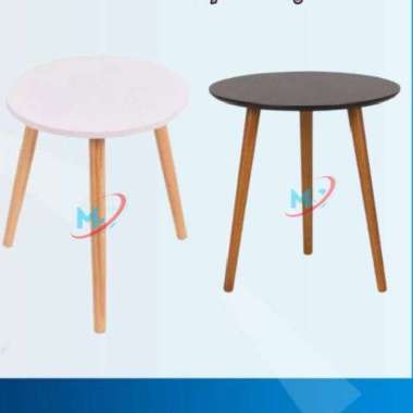 MEJA BULAT MINIMALIS - MEJA KOTAK / MEJA BULAT TAMU / MEJA OUTDOR PUTIH MEJA BULAT - 55 cm