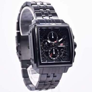 Jam Tangan Chronoforce 5347G - Jam Tangan Chronograph Pria Stainless Steel & Free Rubber Strap Origi