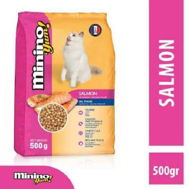 Makanan Kucing Minino Yumi FP 500gr Salmon