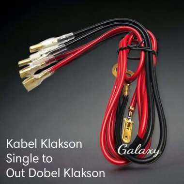 Kabel Klakson Motor / Mobil - Single Klakson jadi Dobel Klakson mobil