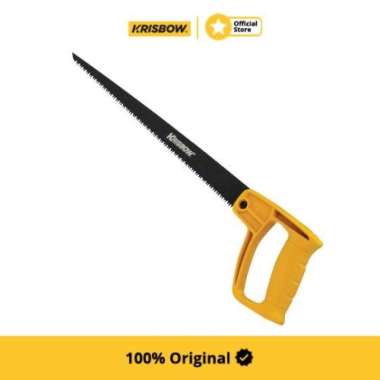 Krisbow Handsaw Gergaji Tangan Gergaji Kayu 2 Sudut 14Inci