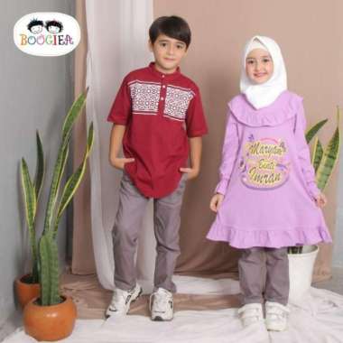 Boogiea Kids Setelan Kurta Koko Setelan Anak Laki Laki /Set Tunik Anak Multicolor