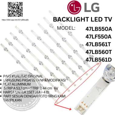 BACKLIGHT LED TV LG 47LB550A 47LF550A 47LB550 47LF550 47LB 47LF BL 6V