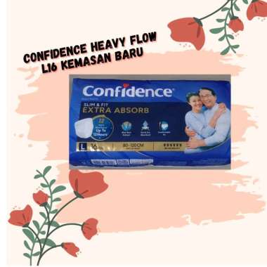 Confidence Popok Celana Dewasa heavy flow diapers adult L / 16