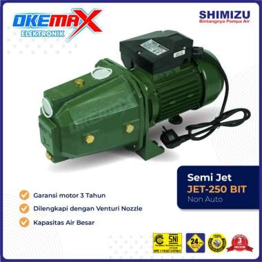 Shimizu Pompa Air Semi Jet non Otomatis JET-250 BIT