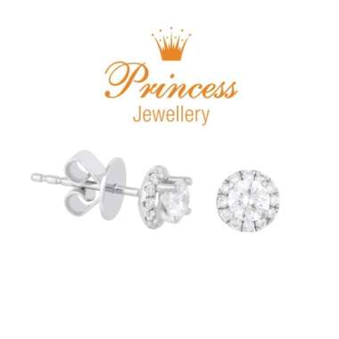 Anting Berlian GIA Sertifikat PER886130 Princess Jewellery