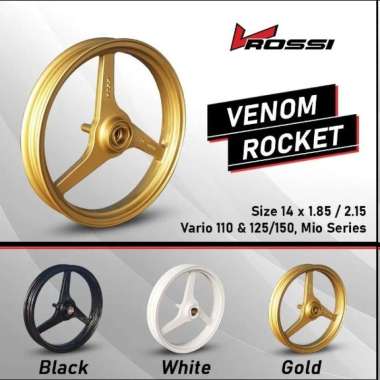 Velg V-Rossi VENOM ROCKET ring 14 MIO Vario Beat Scoopy GENIO Multicolor