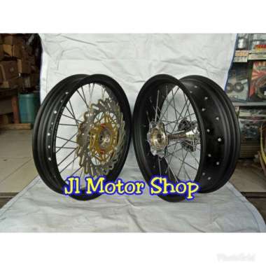 Sepaket Velg Lebar Tromol Becak Ninja 250 N250 Fi Karbu Z250 Rr Mono Multicolor