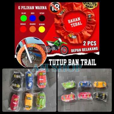 Cover Ban Trail 17-17 Tutup Ban Trail Ring 17 17 Sarung Ban Trail -B K Multicolor