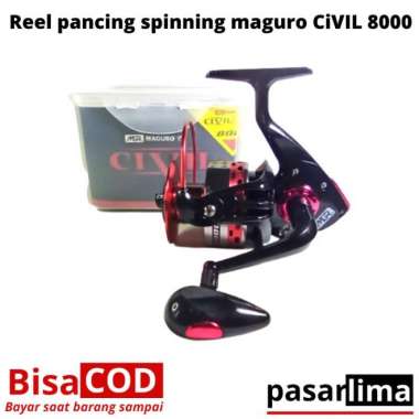 Reel Spinning Maguro Civil 8000 Pancing Laut Multicolor