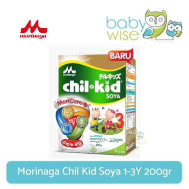 Morinaga Chil Kid Soya 1-3Y - Susu Pertumbuhan Anak Usia 1-3Tahun 200gr