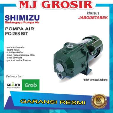 POMPA AIR SHIMIZU JET PC 268 BIT PC268BIT ALAT PENYEDOT AIR WATER PUMP