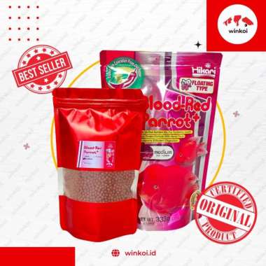 Hikari Blood Red Parrot | Floating Medium / Mini 100GR LOUHAN Repack Medium