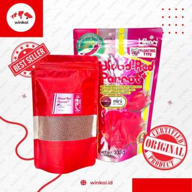 Hikari Blood Red Parrot | Floating Medium / Mini 100GR LOUHAN Repack Mini