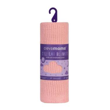 Clevamama Cellular Blanket / Selimut Bayi Pink