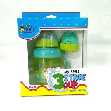 Dodo No Spill 3 Stage Cup Botol Minum 200ml Green