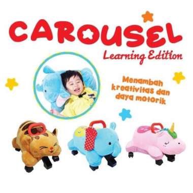 Fun Bike Carousel Ride On Boneka / Mainan Anak Kucing