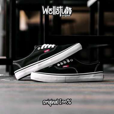 Jual vans authentic black white online