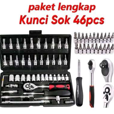 KUNCI SOK 46 PCS PAKET LENGKAP