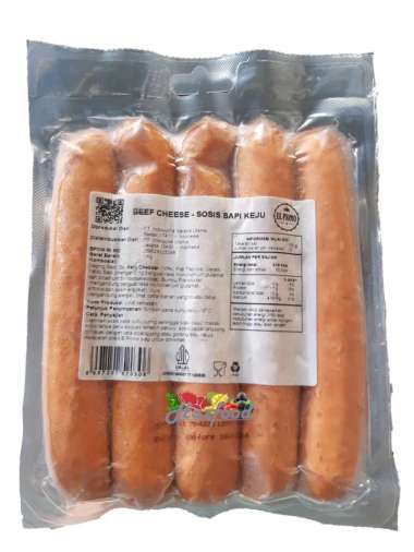 El Primo Beef Cheese Sausage | Sosis Sapi Keju 1Kg