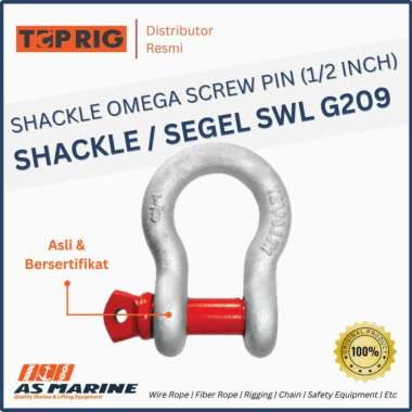 Shackle SWL G209 Omega 1/2 Inch 2 Ton