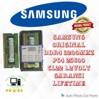 RAM LAPTOP DDR4 4GB 8GB 16GB 3200MHZ SODIMM PC4 25600 ORIGINAL SAMSUNG DDR4 4GB 3200MHZ