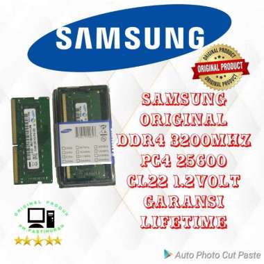 RAM LAPTOP DDR4 4GB 8GB 16GB 3200MHZ SODIMM PC4 25600 ORIGINAL SAMSUNG DDR4 8GB 3200MHZ