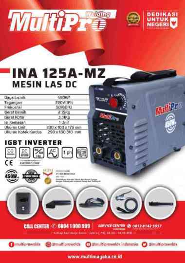 MULTIPRO MESIN LAS INVERTER 450 W -120 A INA125A-MZ
