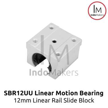 SBR12UU / SBR 12 UU Linear Motion Ball Bearing Slide Bushing / Bearing