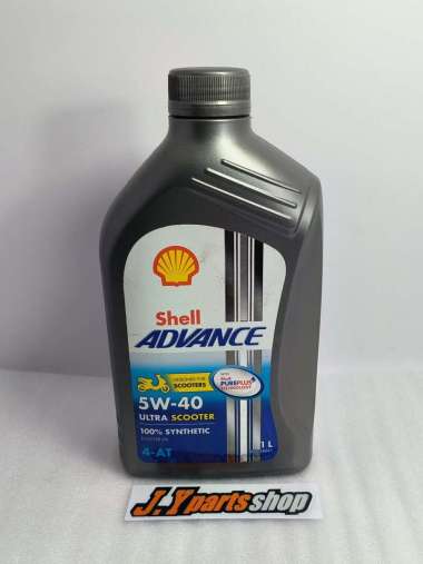 OLI MESIN SHELL ADVANCE ULTRA SCOOTER MATIC 5W-40 1 LITER ASLI