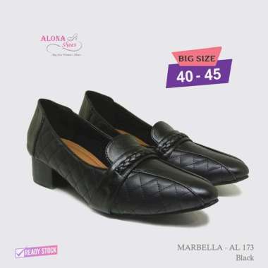 Bossindo ALona - Marbella | Pantofel Big Size 41 42 43 44 45 | Sepatu Formal Wanita Ukuran Jumbo Bes