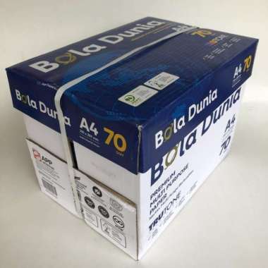 kertas HVS A4 70gr Bola Dunia (1 box)
