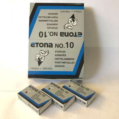 isi stapler, isi hekter, staples ETONA no.10