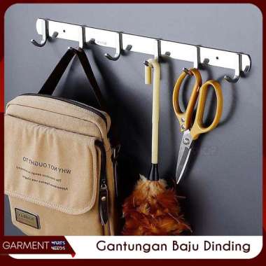 Gantungan Baju Dinding Stainless Steel Kastok Baju Anti Karat 5 8 Cantolan Kamar Mandi Dapur Premium