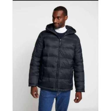 ORIGINAL GAP MAN WINTER DOWN COAT JACKET JAKET PRIA MUSIM DINGIN Hitam XS