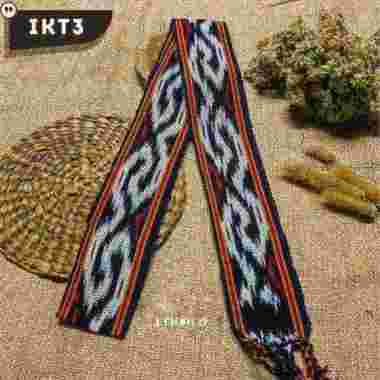 Ikat kepala Tenun Premium Etnik Motif Toraja IKT3