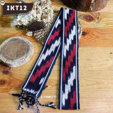 Ikat kepala Tenun Premium Etnik Motif Toraja IKT12