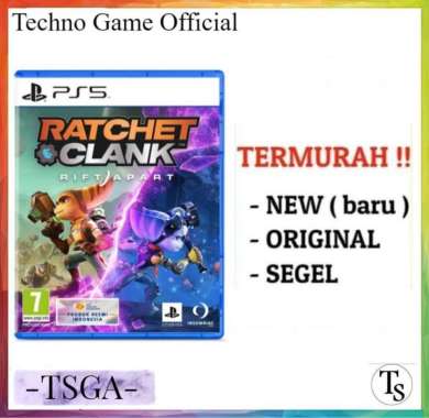 Kaset PS5 Ratchet and Clank Rift Apart / CD Kaset Ratchet & Clank PS