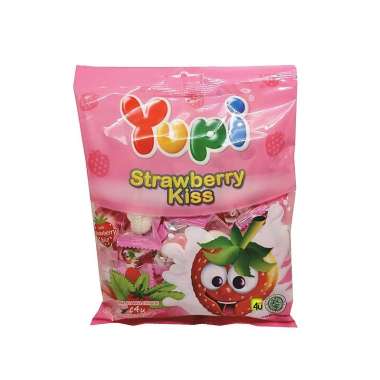 YUPI - Gummy Candy Kemasan Zak BESAR STRAWBERRY KISS