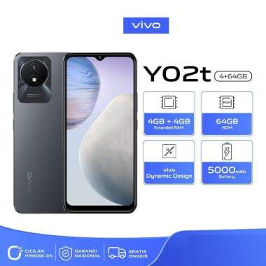 Vivo Y02T Ram 4 Rom 64GB Gold