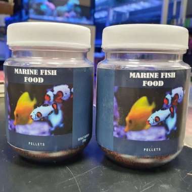 Pelet Ikan Hias Air Laut | Makanan Ikan Hias Marine Multivariasi Multicolor