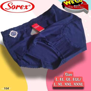 B184 | CD WANITA JUMBO, CELANA DALAM WANITA DEWASA SOREX XXXL-XXXXXL RANDOM QQL