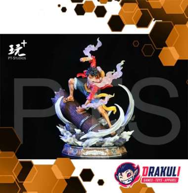Statue PT Studio 1/4 Scale One Piece Luffy Second Gear / Gear 2 BIB